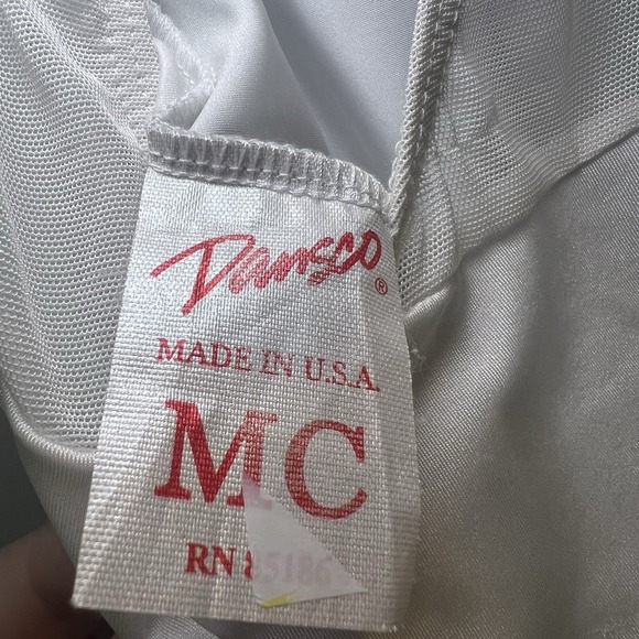 Dansco Dance Costume W/Tutu  Size MC Animal Print Dalmatian Added stoned Medium - Picture 8 of 9